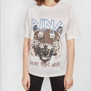 ANINE BING Tiger Tee - White